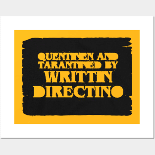 Quentin Tarantino Directino Posters and Art